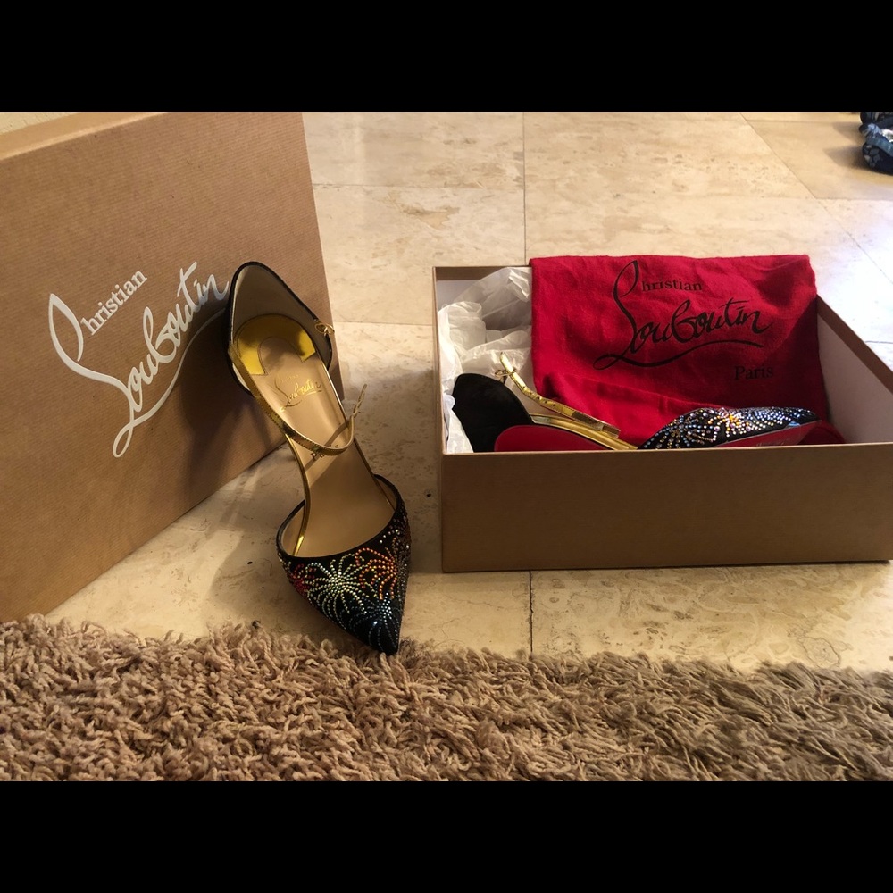 Christian Louboutin Fireworks size 39.5